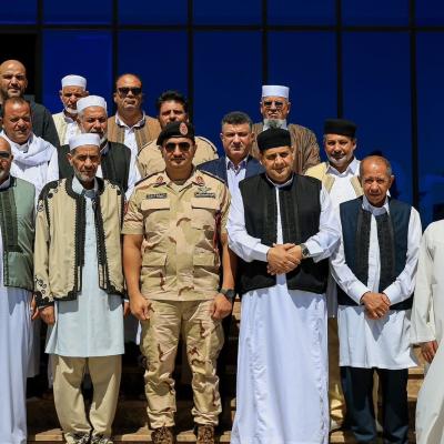 General Saddam Haftar Meets Al-Magarha Tribe Leaders in Sabha