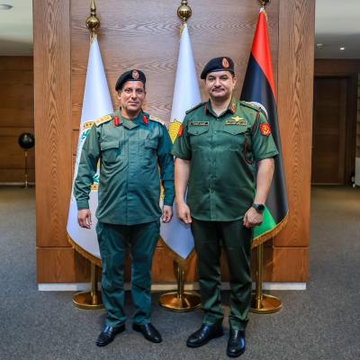 Brigade Commander of Benghazi Security Meets with Lt. Gen. Saddam Haftar to Discuss Field Coordination and Readiness