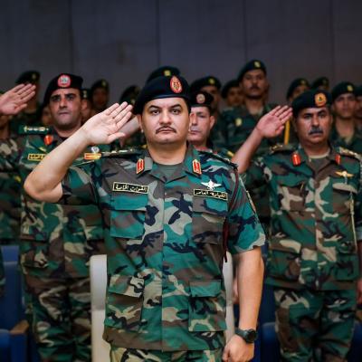 Saddam Haftar Honors Elite Special Forces Officers in Benghazi