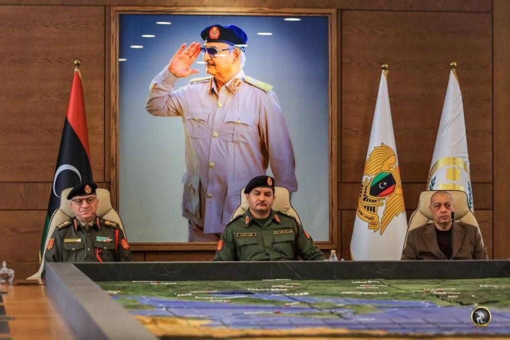 Saddam Haftar Meets Sheikhs and Elders of Jabal Al-Akhdar in Benghazi