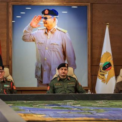 Saddam Haftar Meets Sheikhs and Elders of Jabal Al-Akhdar in Benghazi