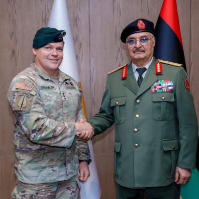 Haftar Meets with U.S. AFRICOM Deputy Commander to Discuss Security and Cooperation