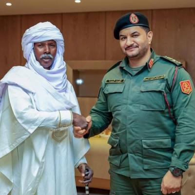 Saddam Haftar Meets Tebu Tribe Leader to Discuss Security and Reconciliation