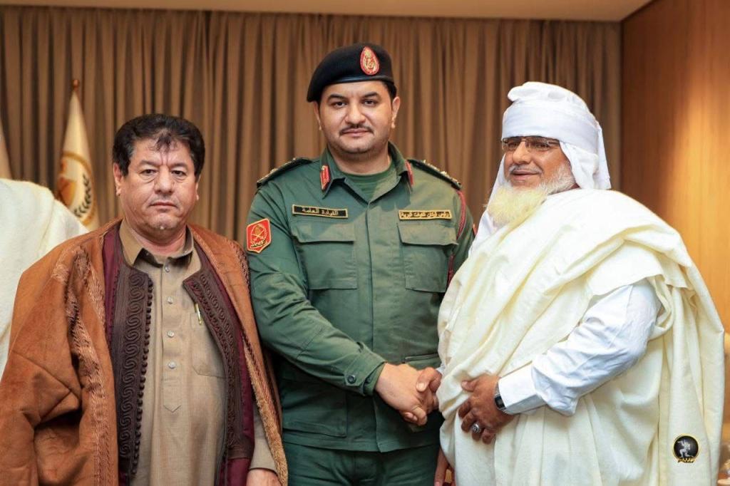 Saddam Haftar Receives Mazawgha Tribal Elders in Benghazi