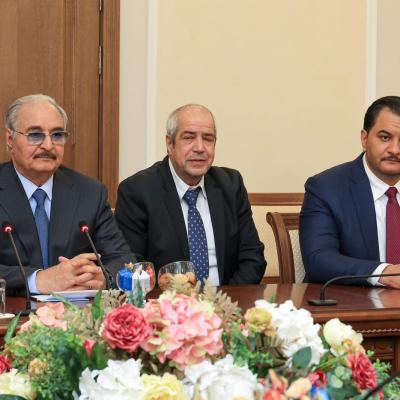 Field Marshal Khalifa Haftar Meets Belarusian Prime Minister to Strengthen Bilateral Cooperation