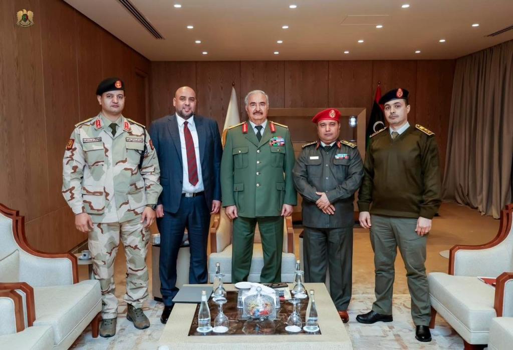 Haftar Reviews Progress on Ajdabiya Reforestation and Desertification Control Project